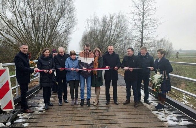 Otwarcie przeprawy w gminie Parysów