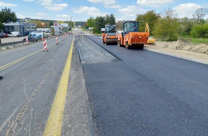 Opolskie. Trwają kolejne prace związane z budową wiaduktu w Dąbrowie