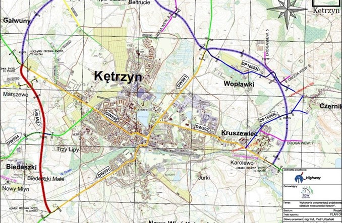 ZDW Olsztyn ma chętnych do budowy obwodnicy Kętrzyna