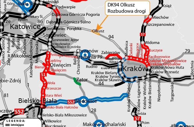 Rusza roboty na DK-94 w Olkuszu. Jest umowa z wykonawcą