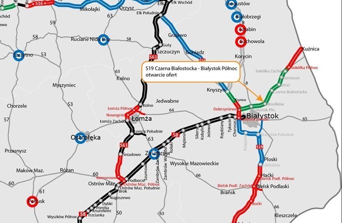 Podlaskie. GDDKiA rozstrzygnęła ważny przetarg ws. S19 