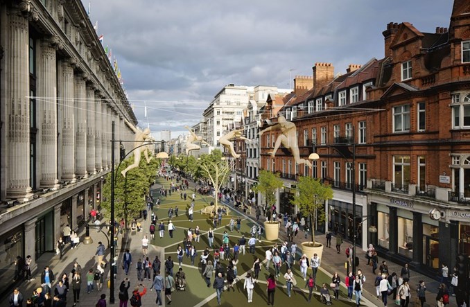 Londyn: Oxford Street tylko dla pieszych już od października