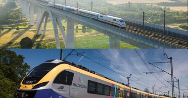 Siemens i Newag będą współpracować. W tle pociągi KDP