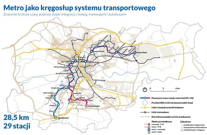 Krakowskie metro rusza z procesem inwestycyjnym
