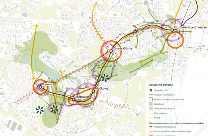 Projekt Gdańsk Nowe Południe ze wstępną koncepcją urbanistyczną