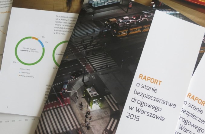 W 2015 roku bezpieczniej na warszawskich drogach