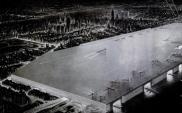Nowojorskie lotnisko marzeń na ogromnym dachu w wizji z 1946 roku