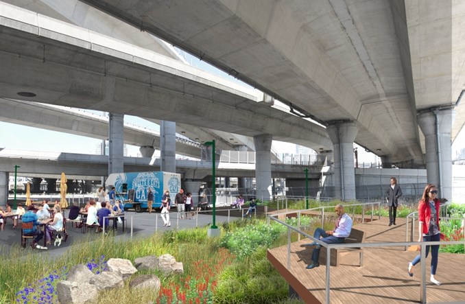 Boston chce stworzyć przestrzeń miejską pod autostradą. Powstanie tam park