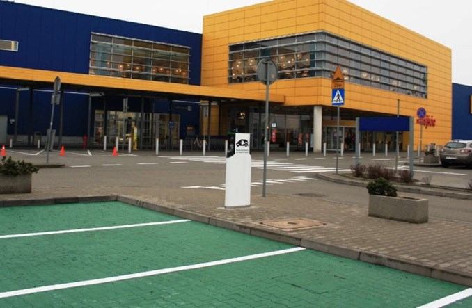 IKEA stawia stacje ładowania samochodów elektrycznych