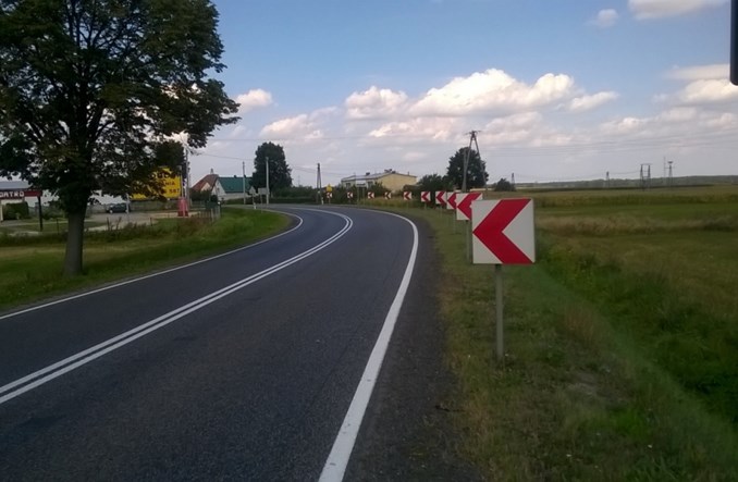 Kierowcy pojechali drogą łączącą Mazowsze z Lubelszczyzną