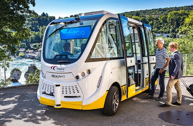 Autonomiczny autobus już w marcu w Schaffhausen