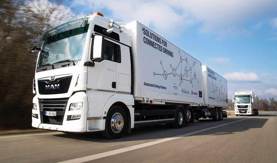 Platooning w systemach logistycznych: testowe pojazdy MAN dla DB Schenker Platooning w systemach logistycznych: testowe pojazdy MAN dla DB Schenker