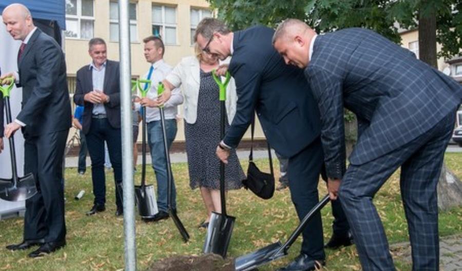 Kujawsko-pomorskie. Droga w Pakości w budowie Kujawsko-pomorskie. Droga w Pakości w budowie