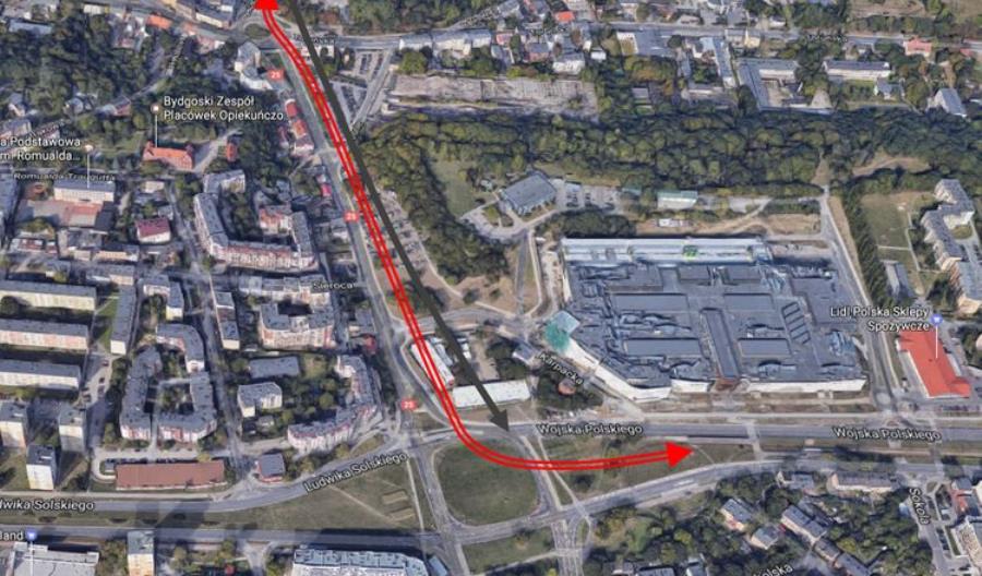 Bydgoszcz. Wkrótce rozbudowa ulicy w ciągu DK-25 Bydgoszcz. Wkrótce rozbudowa ulicy w ciągu DK-25