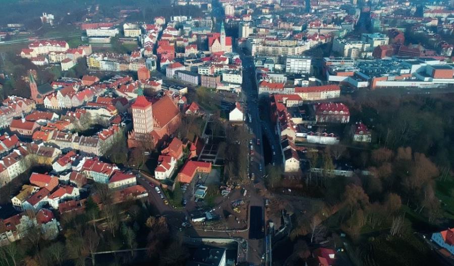 Olsztyn: Nowa trasa do budowanej obwodnicy otwarta Olsztyn: Nowa trasa do budowanej obwodnicy otwarta