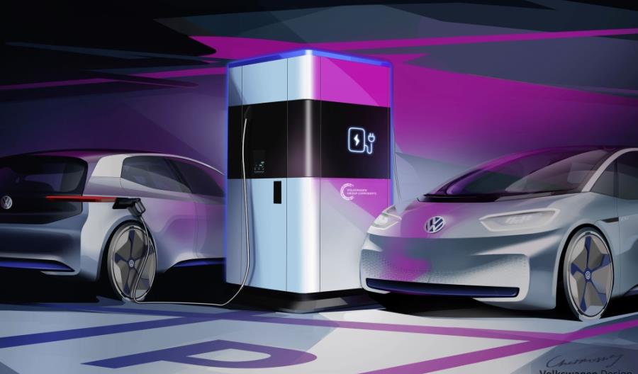 Volkswagen pokazał „powerbank” dla elektrycznych aut Volkswagen pokazał „powerbank” dla elektrycznych aut
