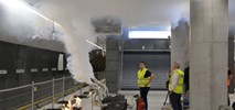 Metro: Próbne zadymienie stacji Szwedzka (zdjęcia + video)
