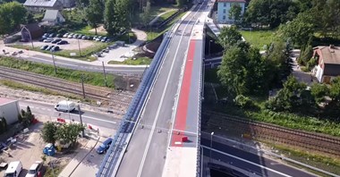 Wiadukt nad torami w Ostródzie gotowy