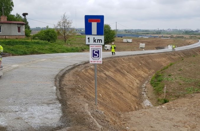Beton wałowany CEMEX w ramach projektu badawczego przy obwodnicy Olsztyna   