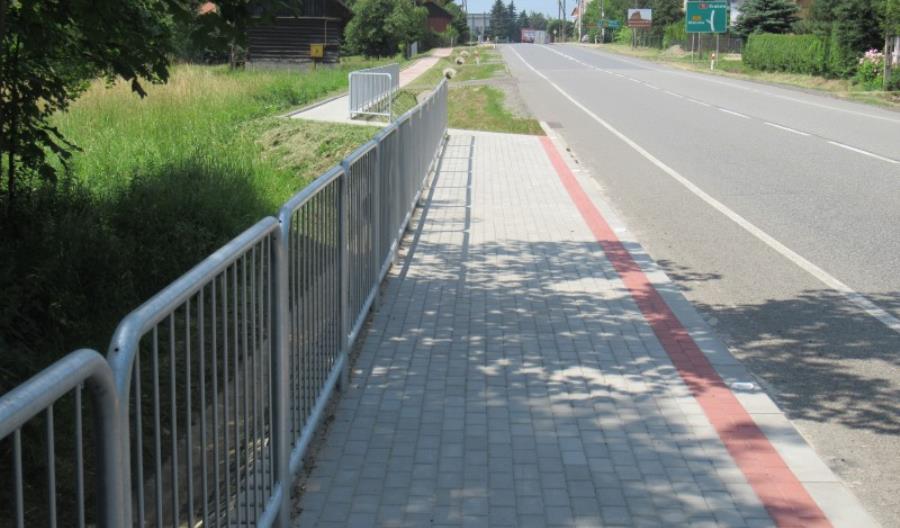 Małopolska. Powstają chodniki wzdłuż DK-75 Małopolska. Powstają chodniki wzdłuż DK-75