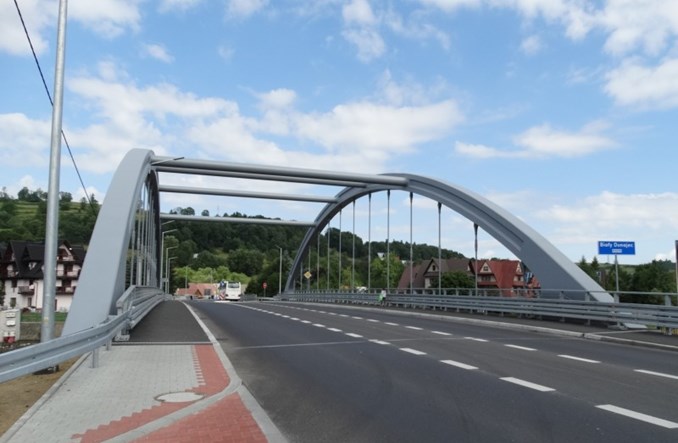 Most w Białym Dunajcu na Zakopiance gotowy