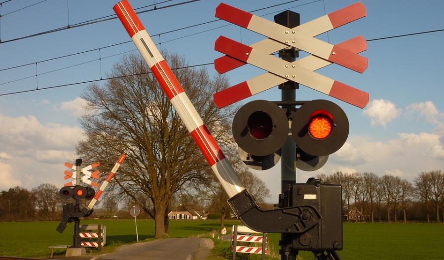 Zamknięty przejazd na DK19 Zamknięty przejazd na DK19