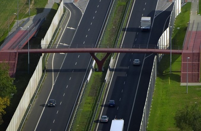 Ruszyła budowa kładki dla pieszych na DK92 w Nekli 