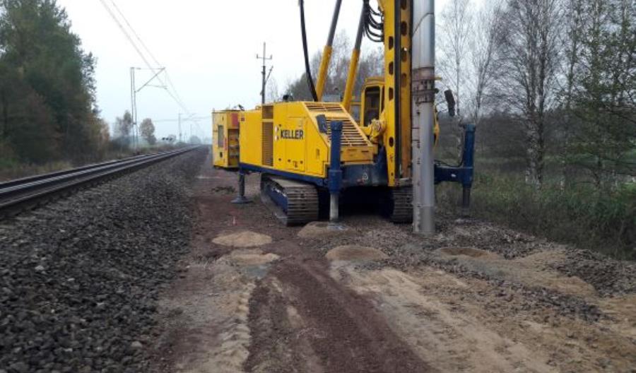 Wzmocnienie nasypu czynnej linii kolejowej nr 353 Wzmocnienie nasypu czynnej linii kolejowej nr 353