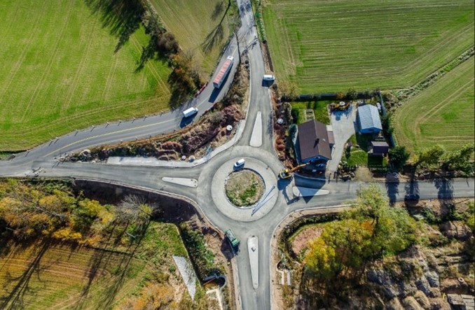 Otwarcie ronda na obwodnicy Bolkowa. Zmiana organizacji ruchu