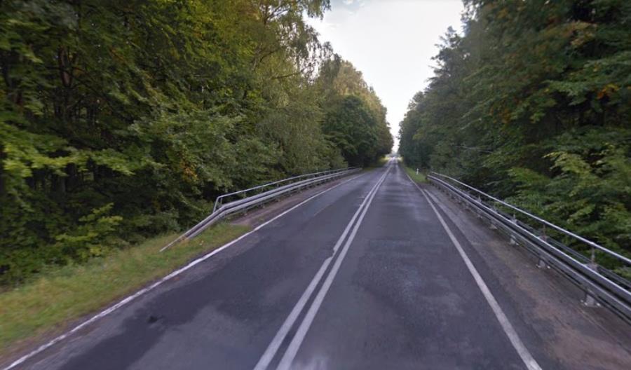 Most na drodze wojewódzkiej nr 206 przy Polanowie Most na drodze wojewódzkiej nr 206 przy Polanowie
