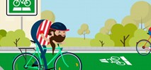 Niemcy: Kary za wyprzedzanie cyklistów na wąskich drogach i parkowanie na pasach dla rowerzystów
