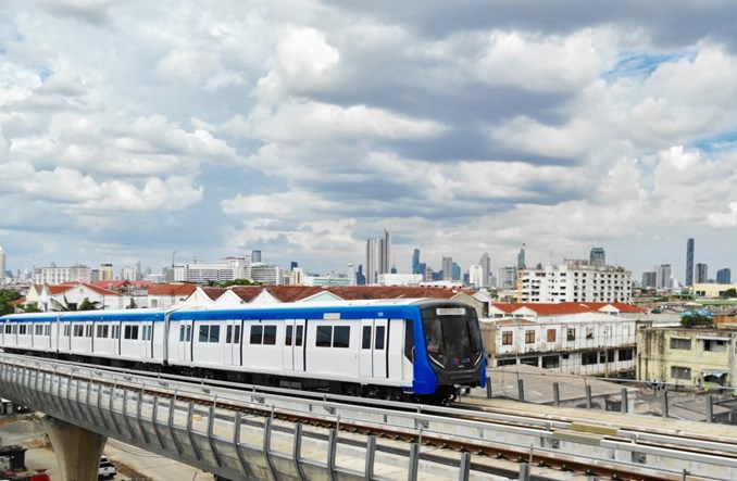 Przedłużona „Niebieska linia“ w Bangkoku oficjalnie otwarta – projekt Siemens Mobility