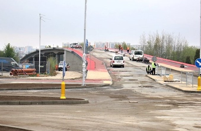 Wiadukt w Kielcach przeszedł próby obciążeniowe