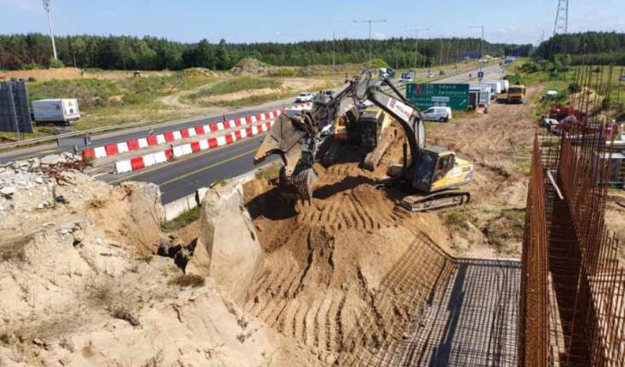Szczecin. Znika stary wiadukt na węźle Kijewo. Uwaga na utrudnienia Szczecin. Znika stary wiadukt na węźle Kijewo. Uwaga na utrudnienia