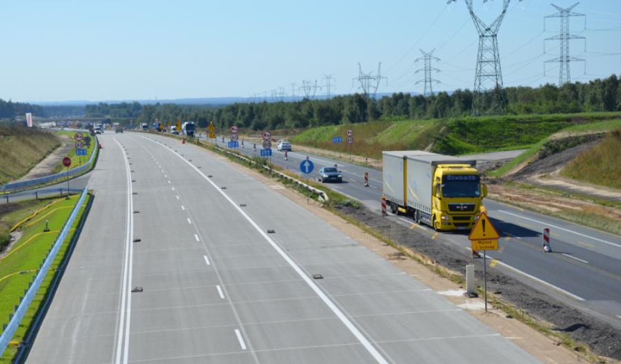 Kolejny fragment nowej jezdni A1 dostępny Kolejny fragment nowej jezdni A1 dostępny