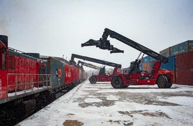Do Małaszewicz dotarł pociąg z dużym transportem z Chin 