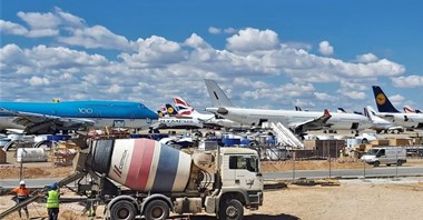 CEMEX dostarcza materiały na największe lotnisko techniczne w Europie