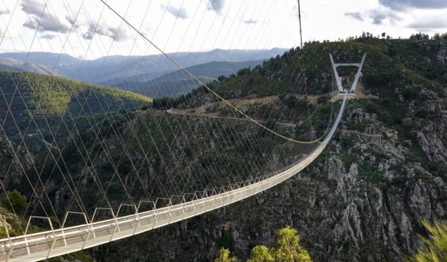 Portugalia. Najdłuższy most wiszący na świecie otwarty