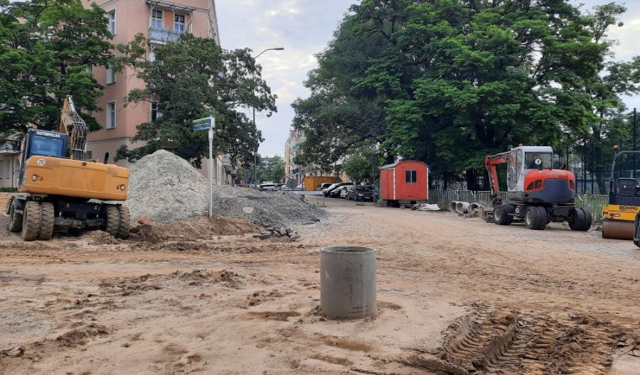 Szczecin. Postępują prace na Bolesława Śmiałego Szczecin. Postępują prace na Bolesława Śmiałego