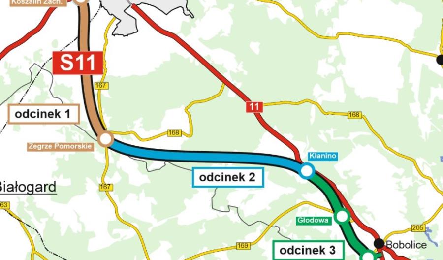 Ruszyła budowa S11 Koszalin – Bobolice Ruszyła budowa S11 Koszalin – Bobolice