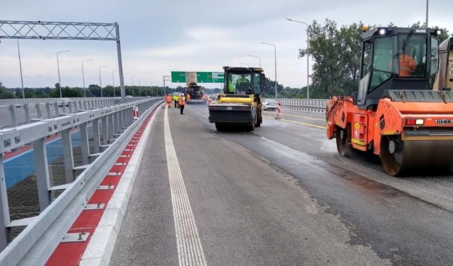 Warszawa. Kończą się prace gwarancyjne na moście południowym Warszawa. Kończą się prace gwarancyjne na moście południowym