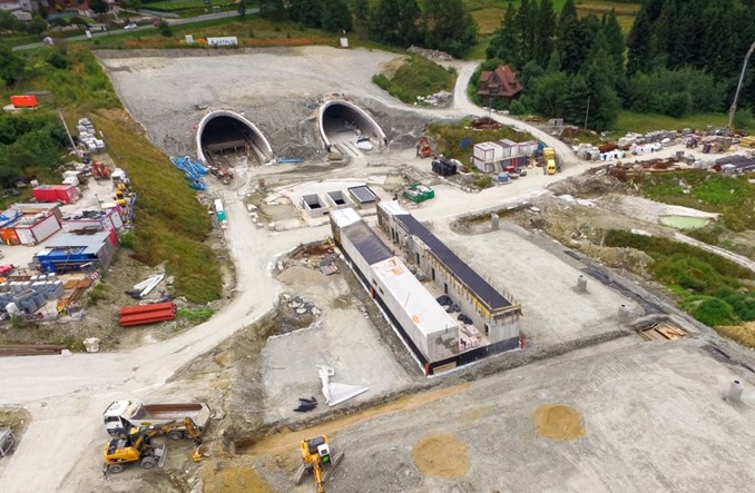 Tunel na Zakopiance opóźniony? Astaldi chce wydłużenia terminu