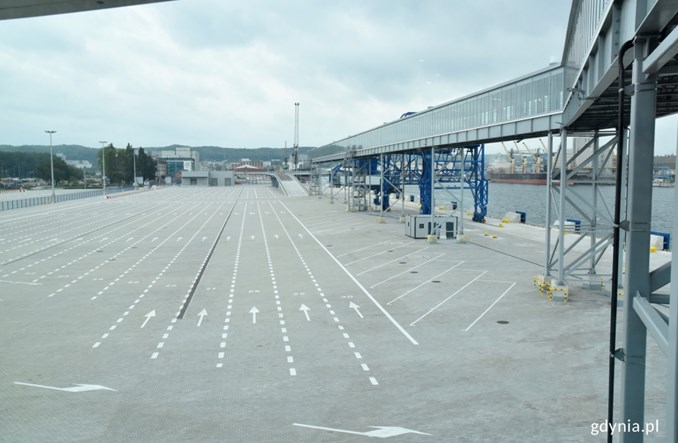 Publiczny terminal promowy w Porcie Gdynia gotowy