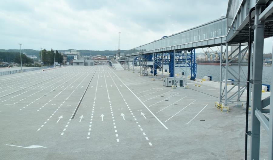 Publiczny terminal promowy w Porcie Gdynia gotowy Publiczny terminal promowy w Porcie Gdynia gotowy