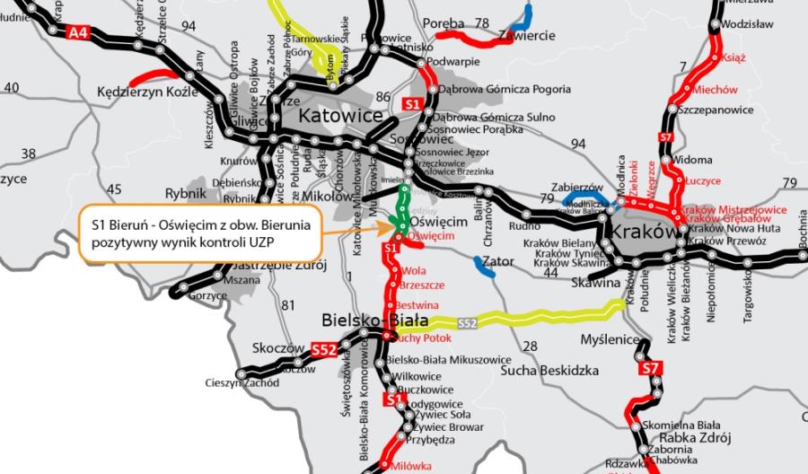 Bliżej umowy na S1 Bieruń – Oświęcim Bliżej umowy na S1 Bieruń – Oświęcim