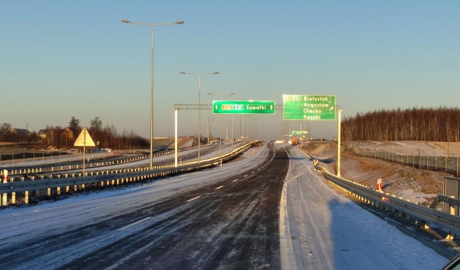 S61 Wysokie – Raczki dostępna dla ruchu S61 Wysokie – Raczki dostępna dla ruchu