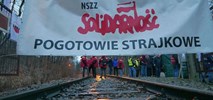 Górnicy znów zablokowali tory z kopalń