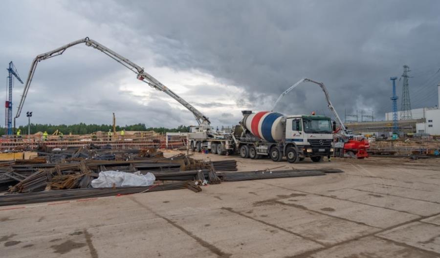 CEMEX zakończył kolejny etap betonowania w Elektrowni Dolna Odra