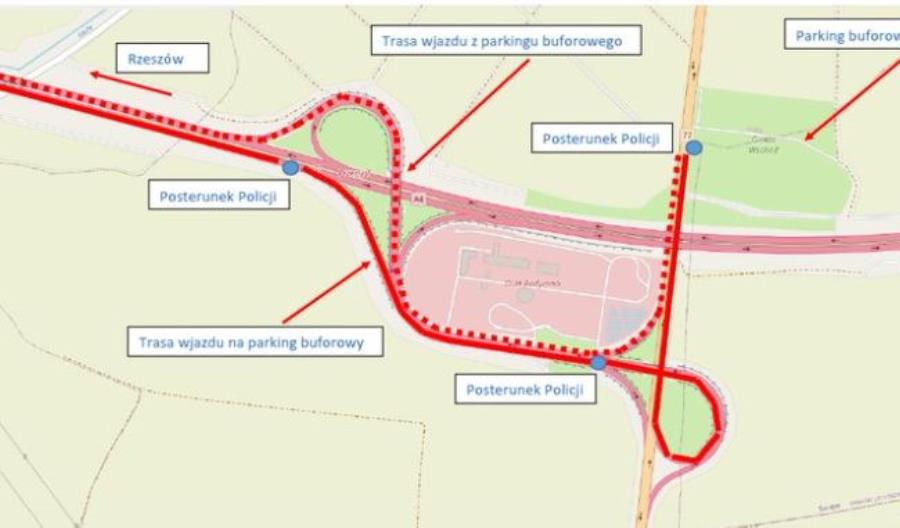 Powstał parking buforowy na A4 przed granicą Powstał parking buforowy na A4 przed granicą