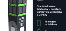 Montują ładowarki do telefonów na granicy z Ukrainą 